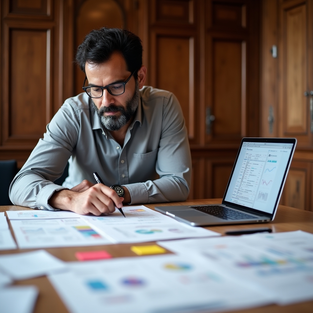 Ungenutzte Datenlücken in einem Unternehmen visualisiert